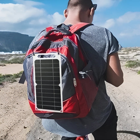 Cargador Solar Portátil de 35W para Senderismo