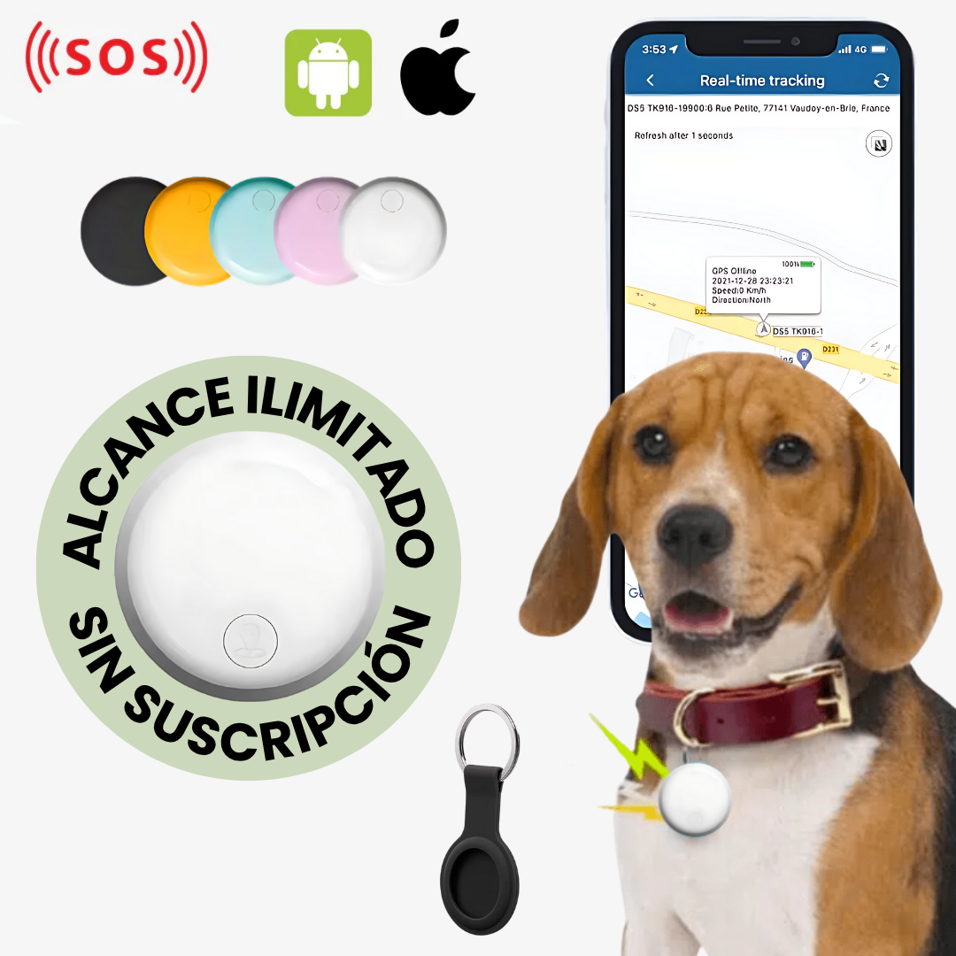 DescuentosMax™ | Rastreador GPS para Perros 3 en 1