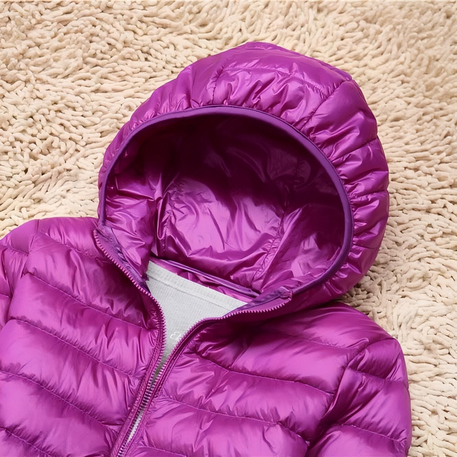 Chaqueta Acolchada de Senderismo Compresible para Mujer