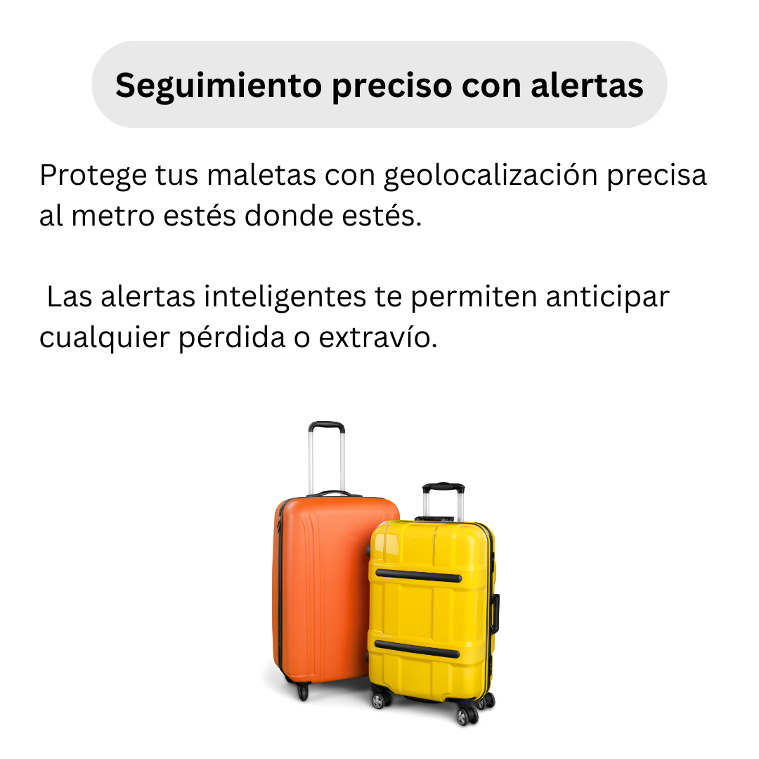 Localizador GPS para Maletas y Objetos – Seguimiento en Tiempo Real sin Suscripción (Compatible solo con iOS: iPhone, iPad, Mac)
