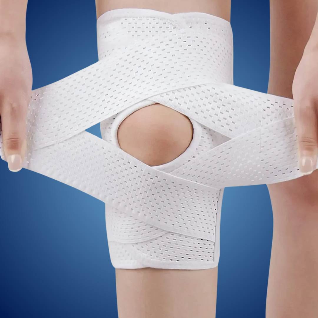 Rodilleras FlexGuard | con resortes de compresión de soporte y correa de tensión - para estabilidad - alivio del dolor y protección Dmax