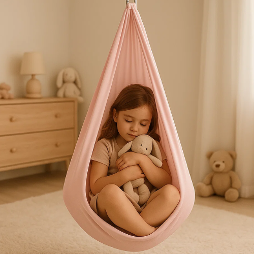 Columpio sensorial terapéutico para autismo – Hamaca para interior y exterior