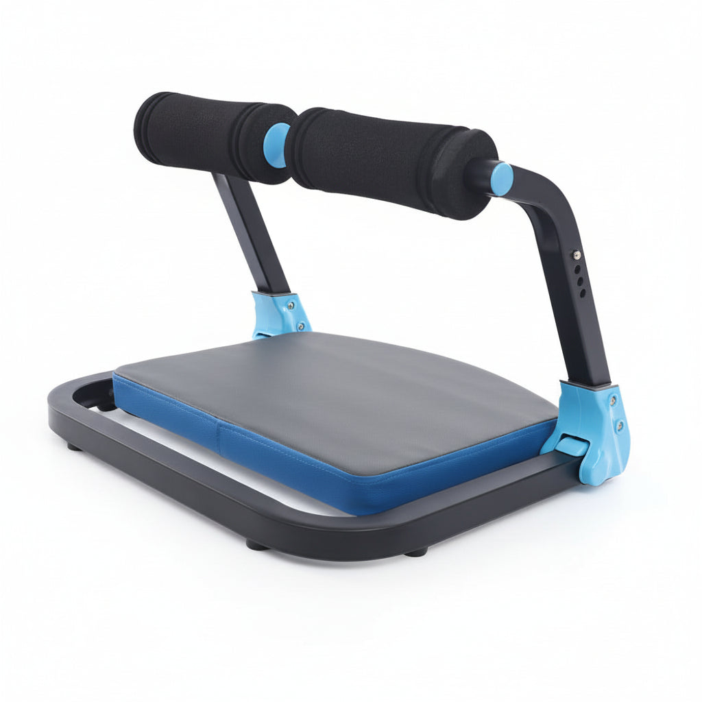 Máquina de abdominales con resistencia ajustable, entrenador de abdominales de hierro para gimnasio en casa