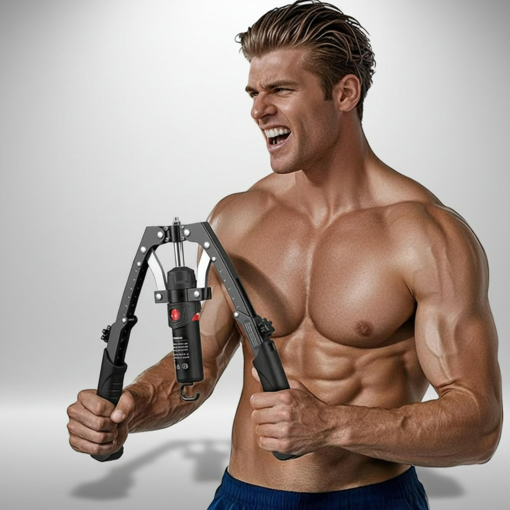 Ejercitador de brazos Twister - máquina de entrenamiento de fuerza con contador digital