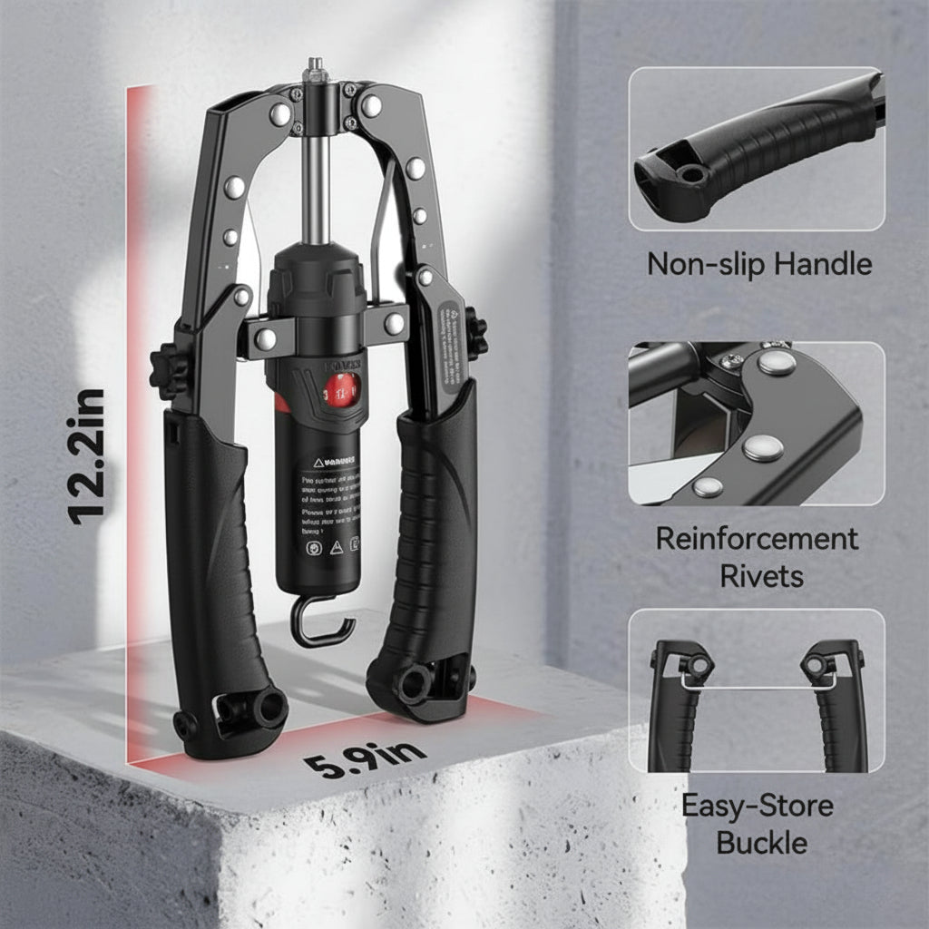 Ejercitador de brazos Twister - máquina de entrenamiento de fuerza con contador digital