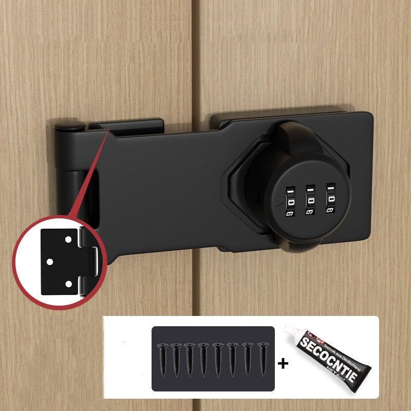 Dmax | Cerradura de seguridad con contraseña, a prueba de palancas, sin perforaciones