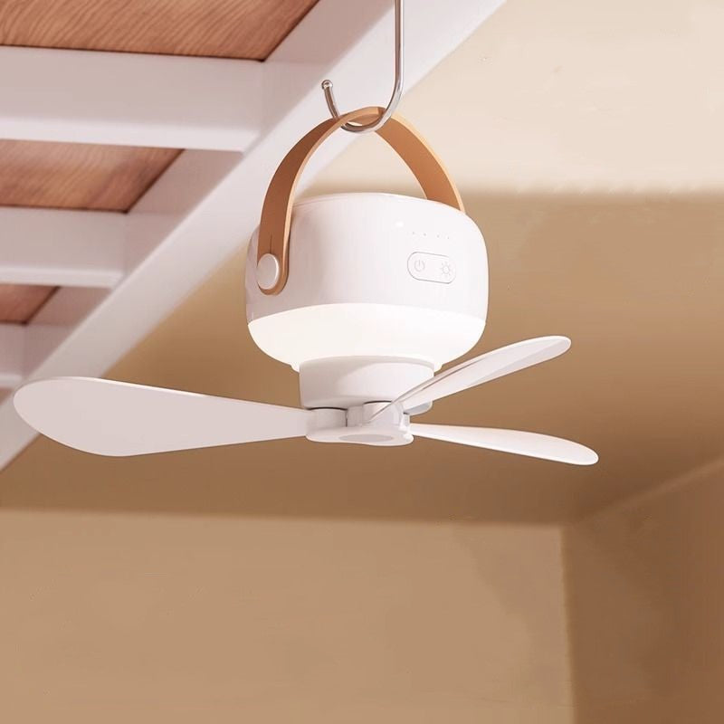 Ventilador portátil multifuncional | Silencioso con luz LED