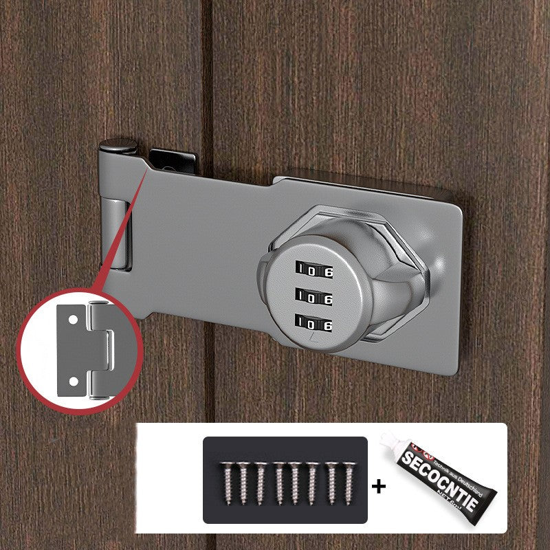 Dmax | Cerradura de seguridad con contraseña, a prueba de palancas, sin perforaciones