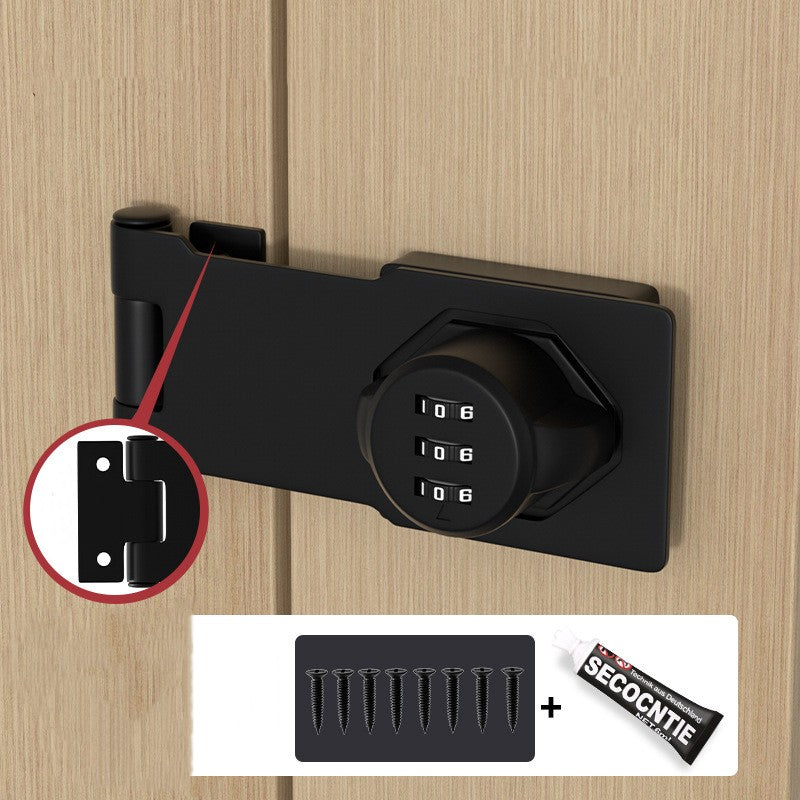 Dmax | Cerradura de seguridad con contraseña, a prueba de palancas, sin perforaciones