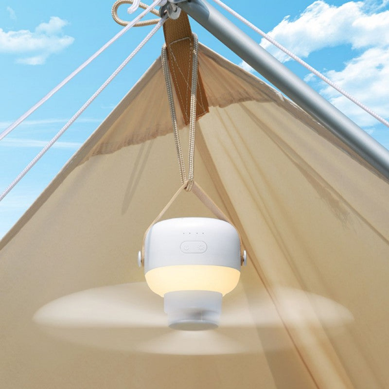 Ventilador portátil multifuncional | Silencioso con luz LED