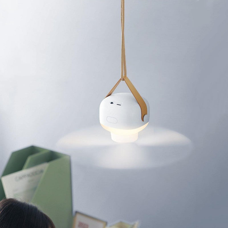 Ventilador portátil multifuncional | Silencioso con luz LED