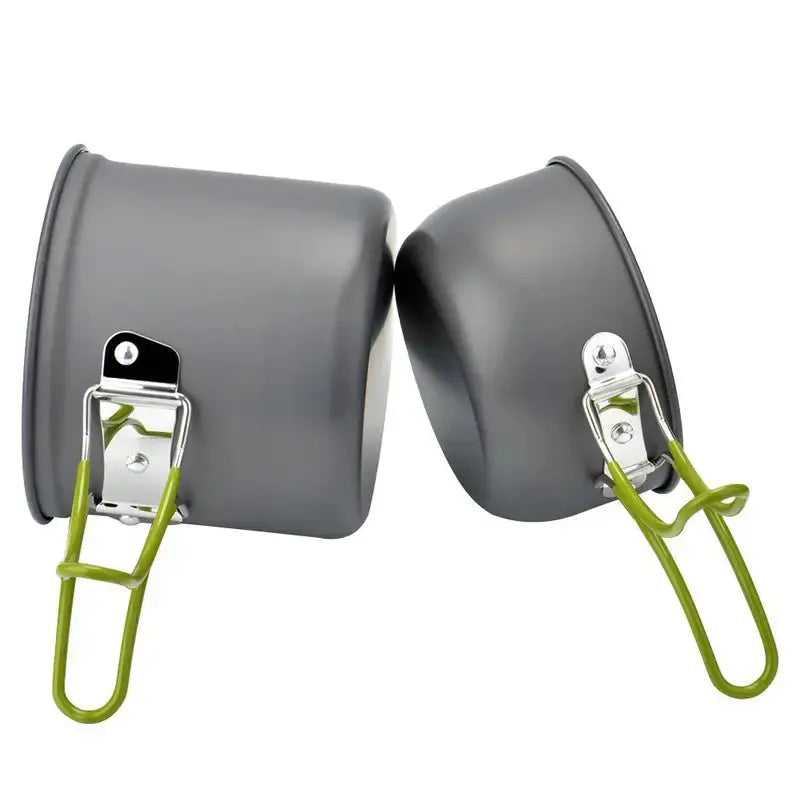 Utensilios de cocina para camping | Set de acero inoxidable con bolsa