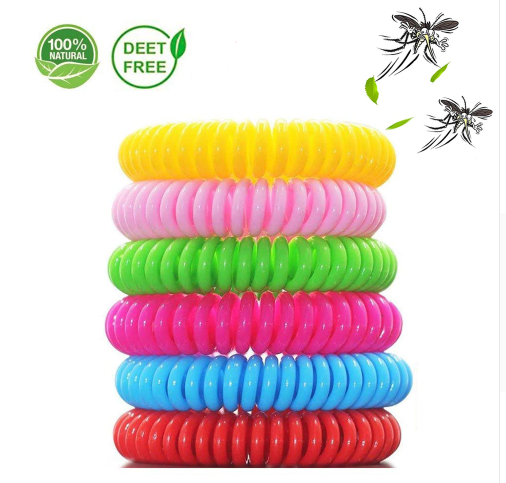 Pulseras antimosquitos pack de 10 | Protección contra insectos para exterior