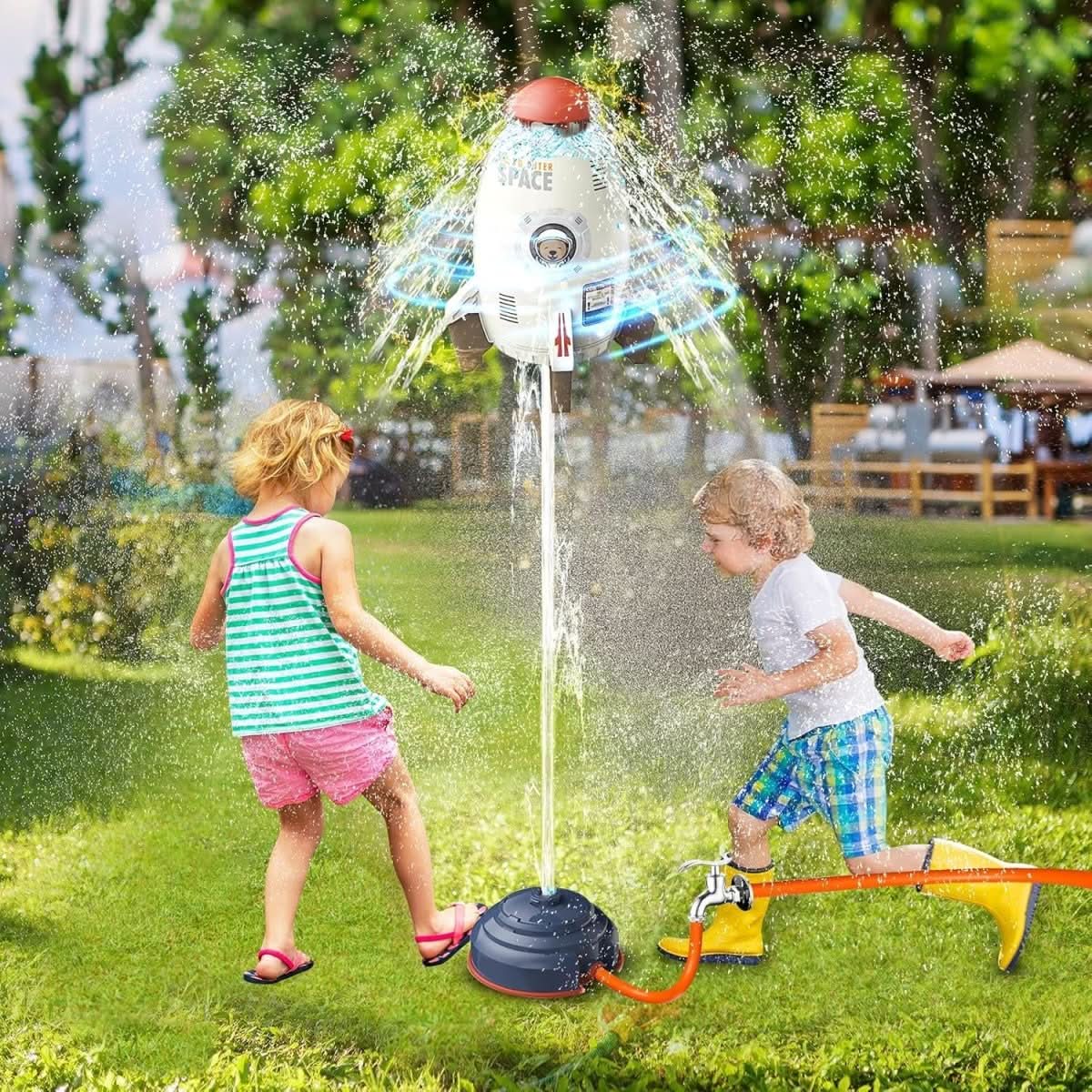 Juguete acuático giratorio 360° | Diversión de agua para niños