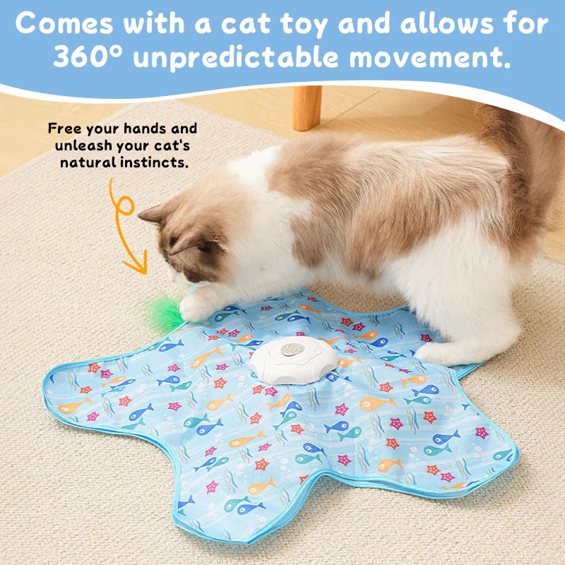 Juguete interactivo auto-recargable para gatos