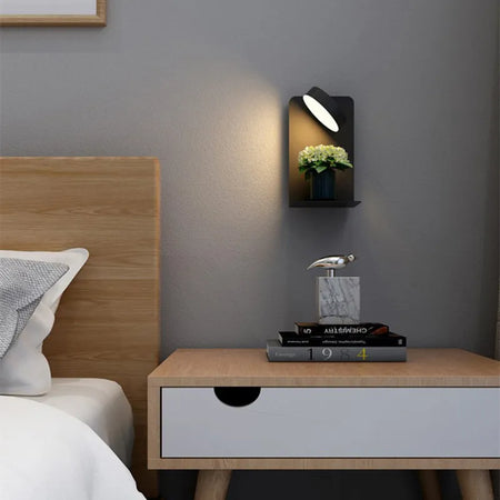 EasyHome | Lámpara de dormitorio LED regulable y cargador de teléfono en uno