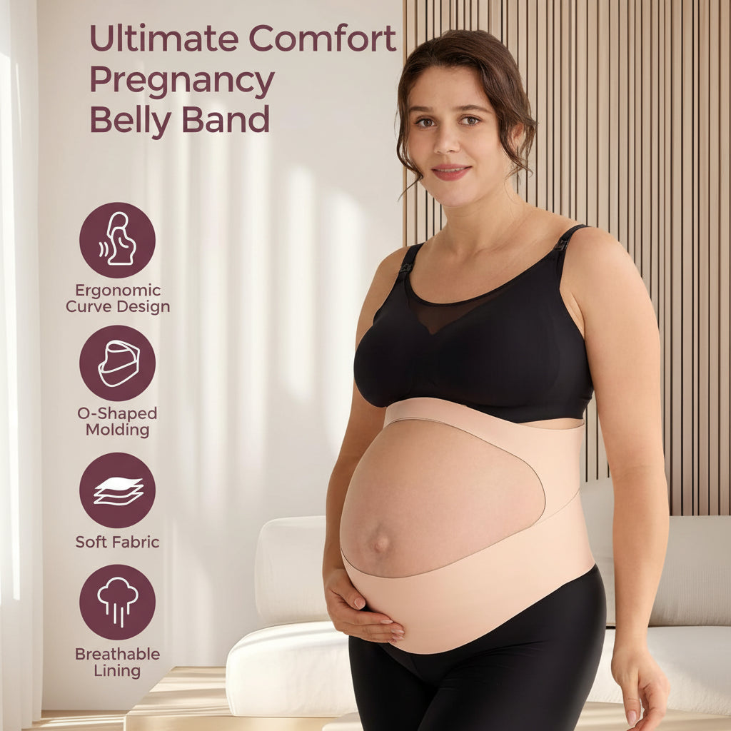 Banda abdominal de maternidad, cinturón de soporte para el embarazo, transpirable, soporte para la espalda