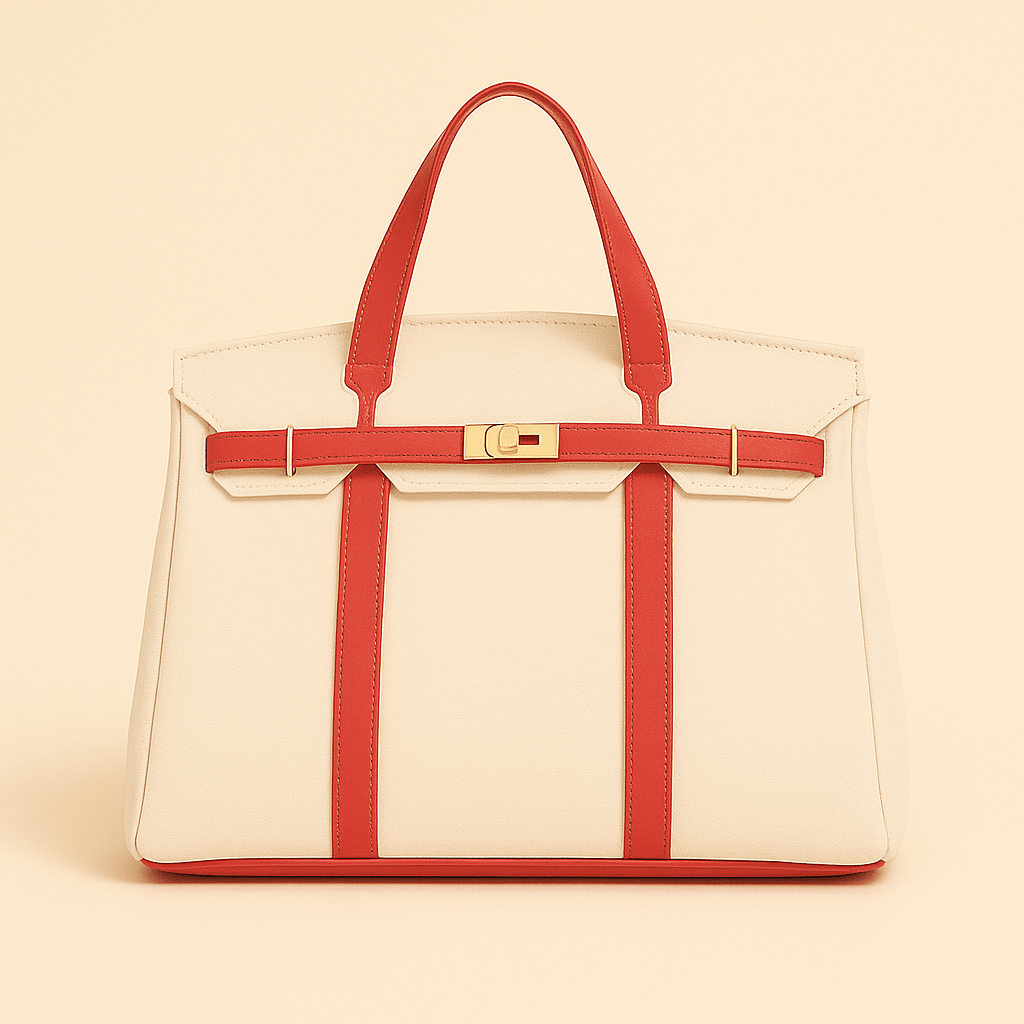 Seavelle – Bolso Tote Clásico de Lona de Algodón con Diseño de Acero Reforzado