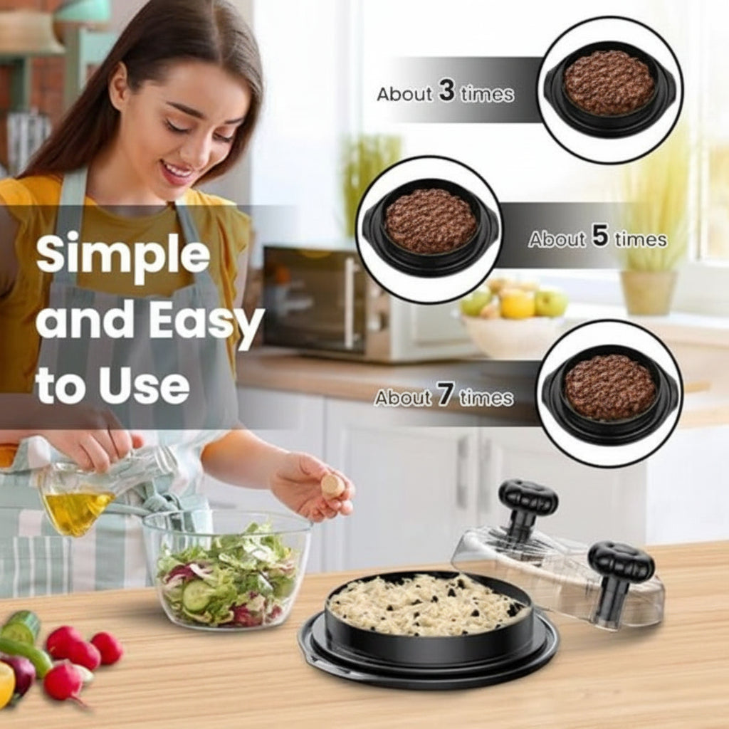 Utensilio de cocina Desmechadora de carne manual Tazón de vidrio Base antideslizante
