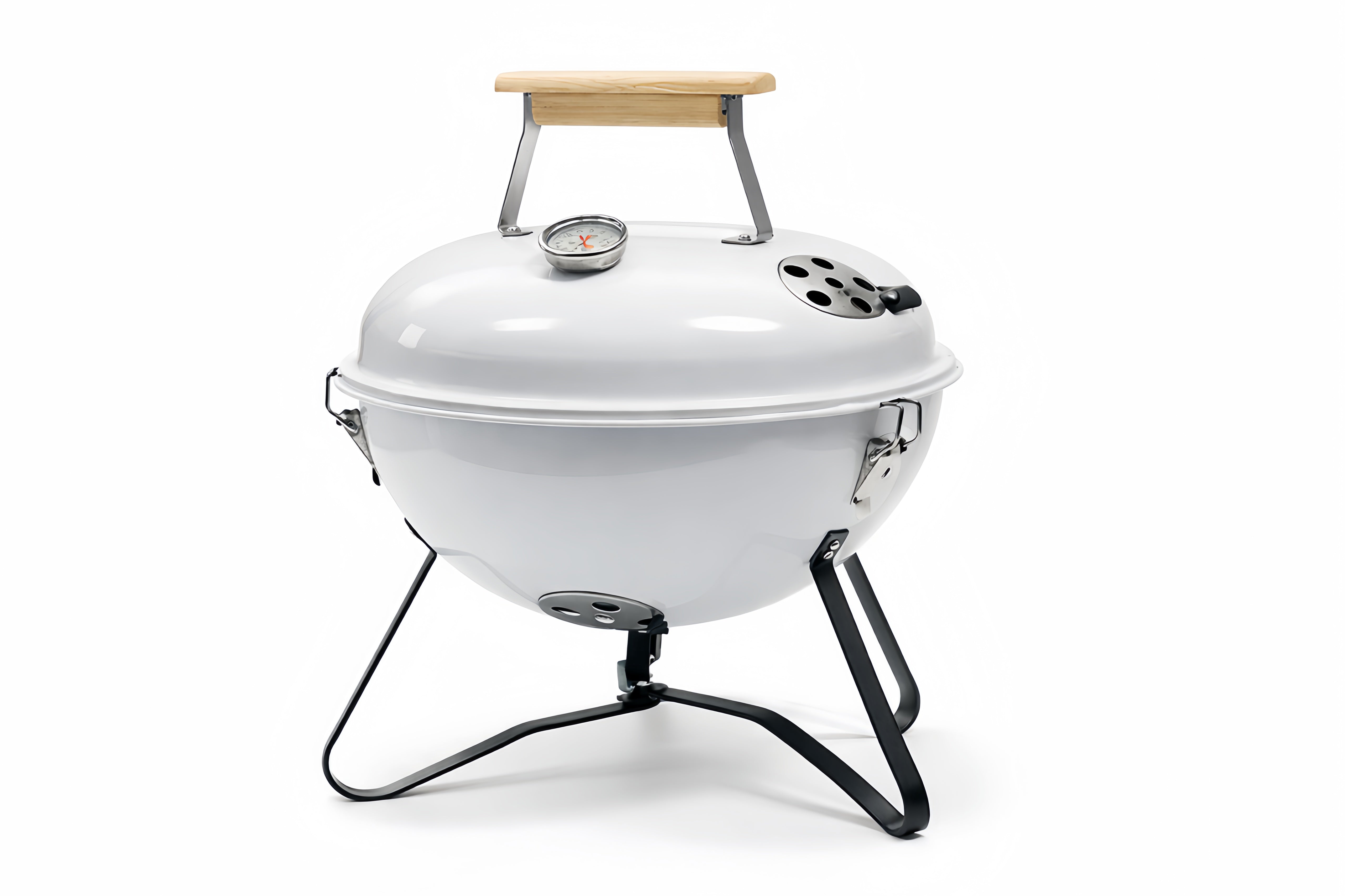 Barbacoa de carbón portátil KETTLE Calora - Formato compacto 31,5 cm con tapa