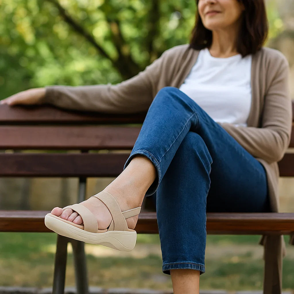 SoftWalk – Sandalias Ortopédicas Ergonómicas para Mujer