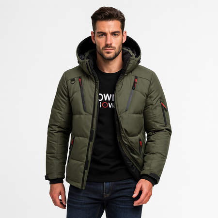 Parka de Invierno para Hombre Nordfall – Abrigo Grueso con Forro Polar, Impermeable y Cortaviento