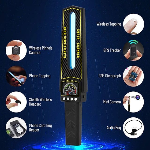 Detector de Rastreadores GPS n.º 2026 – Detector Avanzado de Cámaras y Dispositivos Espía Ocultos