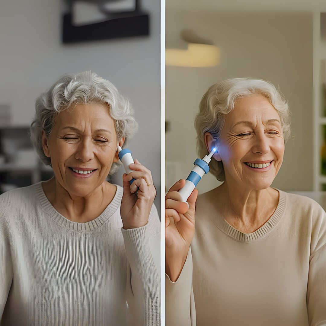 Limpiador de oídos con succión eléctrica, punta de silicona, herramienta suave para eliminar cerumen