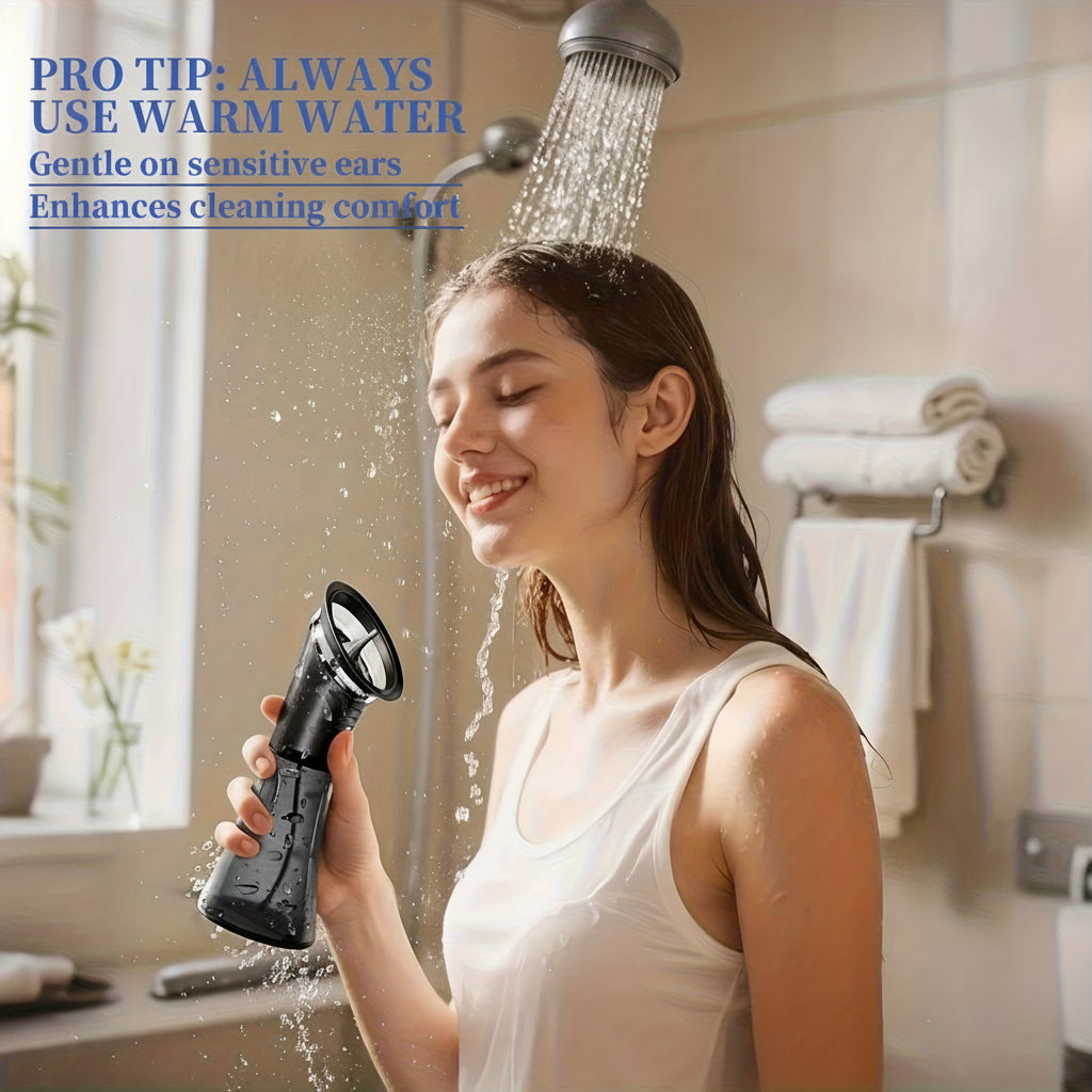 Extractor eléctrico de cerumen, limpiador con USB recargable y sistema de agua