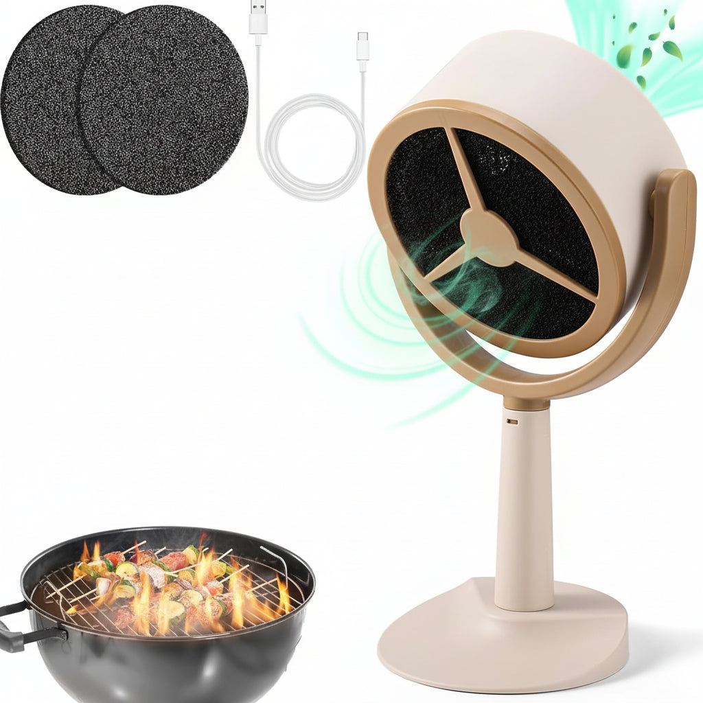 Campana extractora portátil recargable para cocina