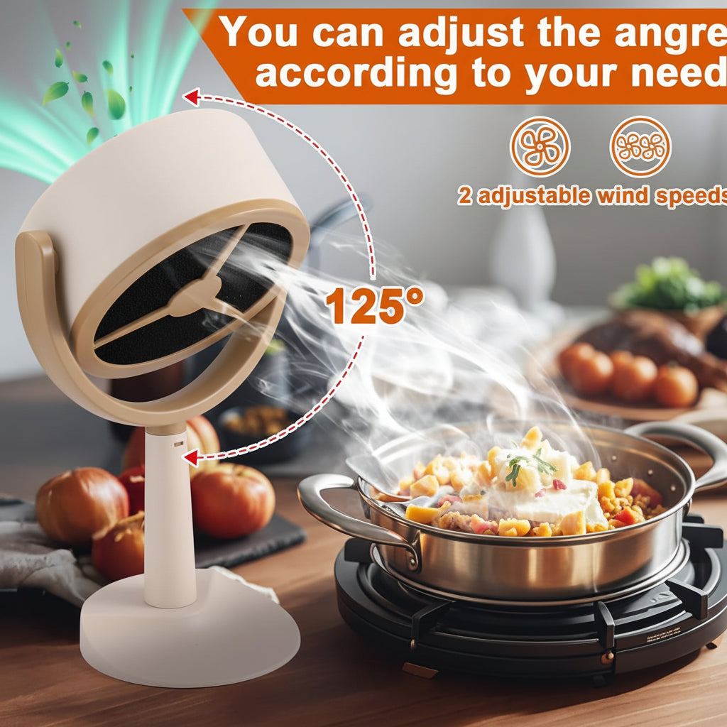 Campana extractora portátil recargable para cocina
