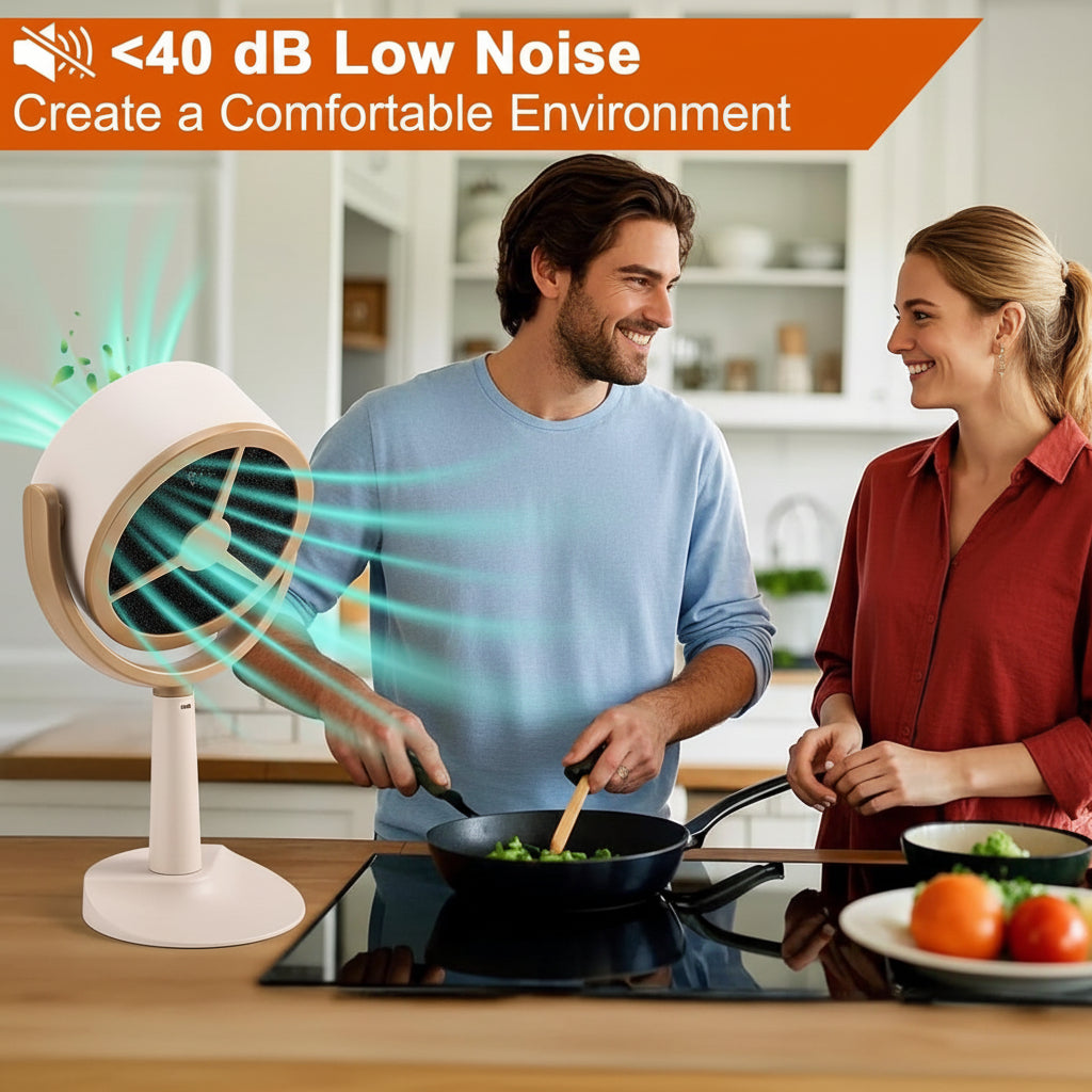Campana extractora portátil recargable para cocina