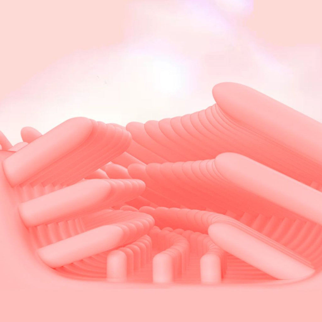 Cepillo de dientes eléctrico sónico para niños, con forma de U, de silicona, automático