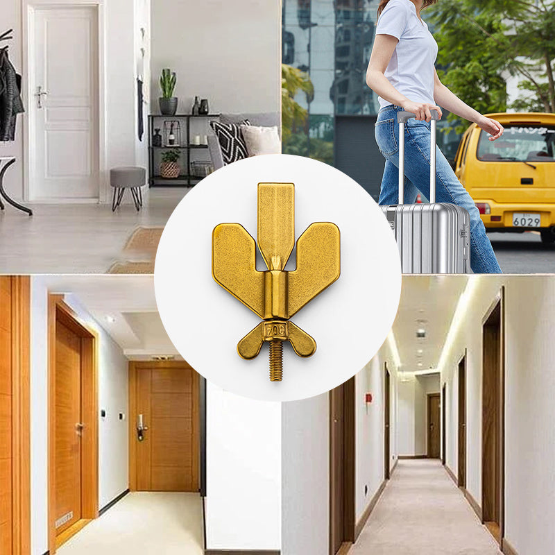 Dmax | Tope de puerta de seguridad portátil para viajar