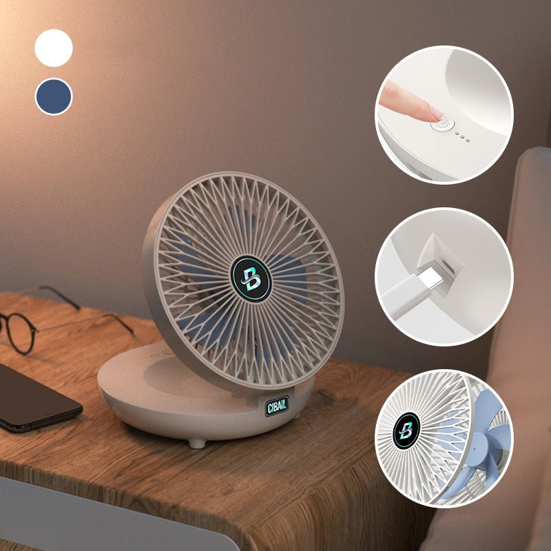Ventilador portátil silencioso | Compacto para hogar y oficina