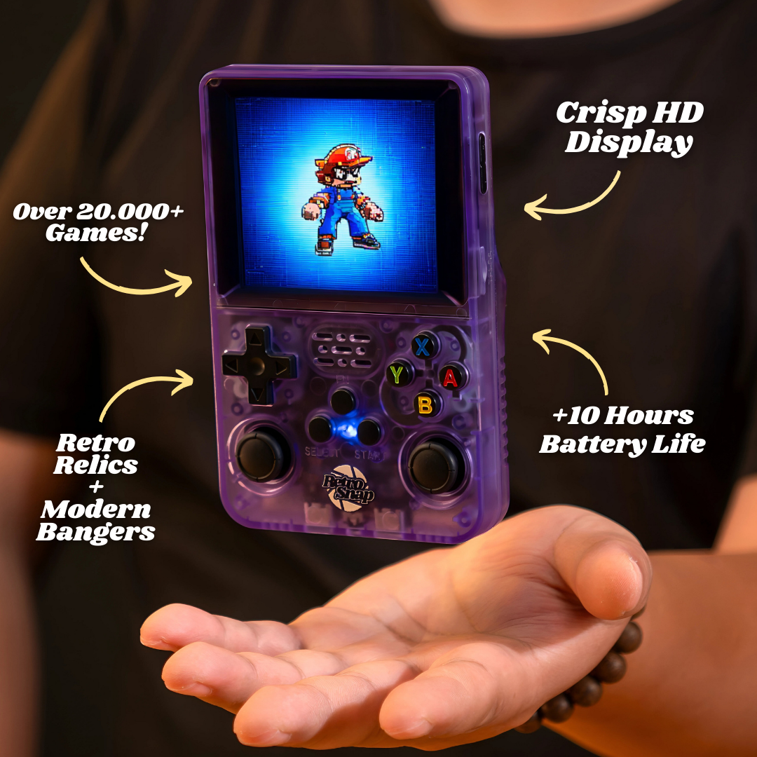 RetroSnap™ Play – La consola retro que cabe en el bolsillo