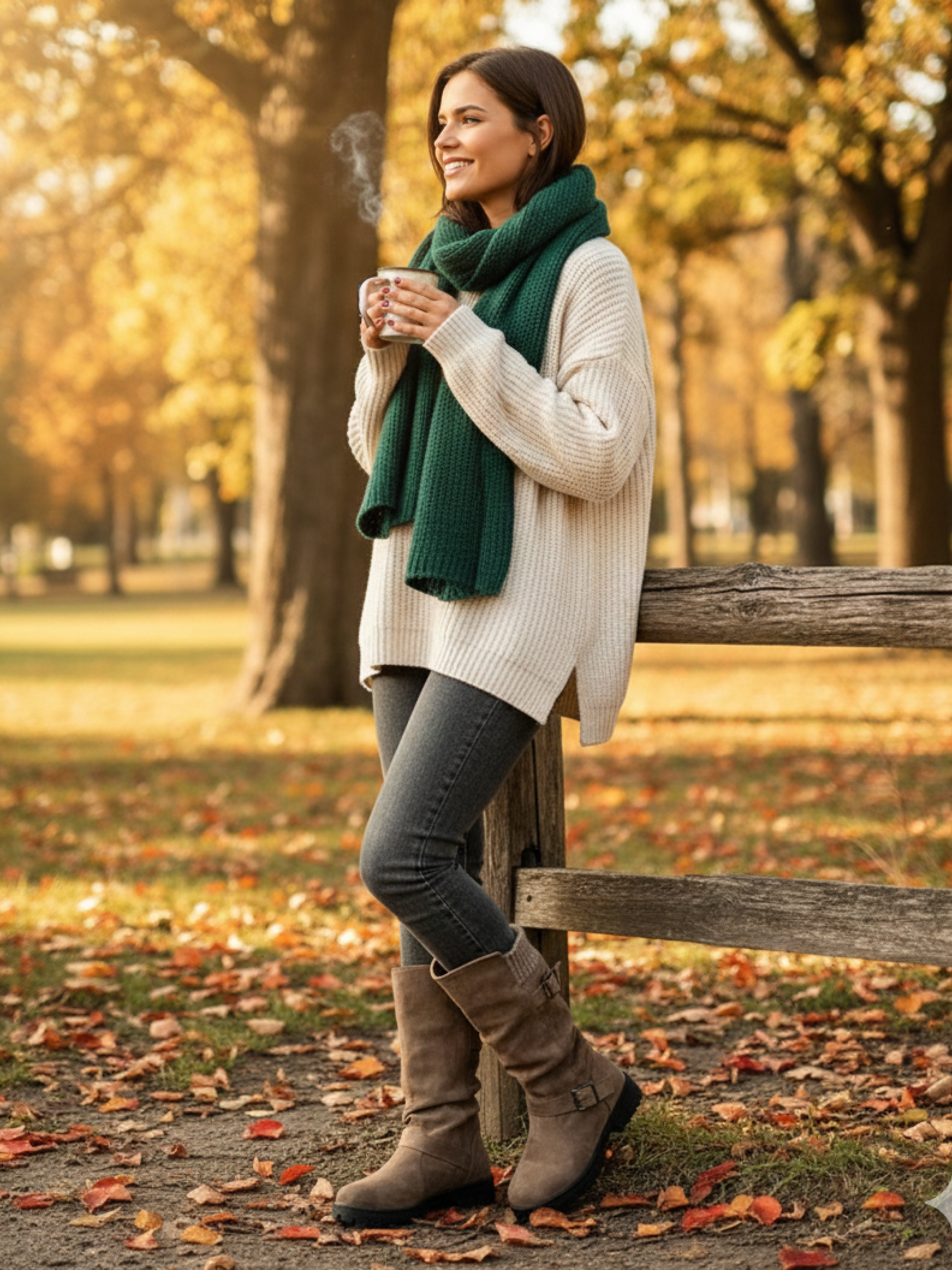 Botas de Media Caña con Puño de Punto y Hebillas – Comodidad y Estilo para el Invierno