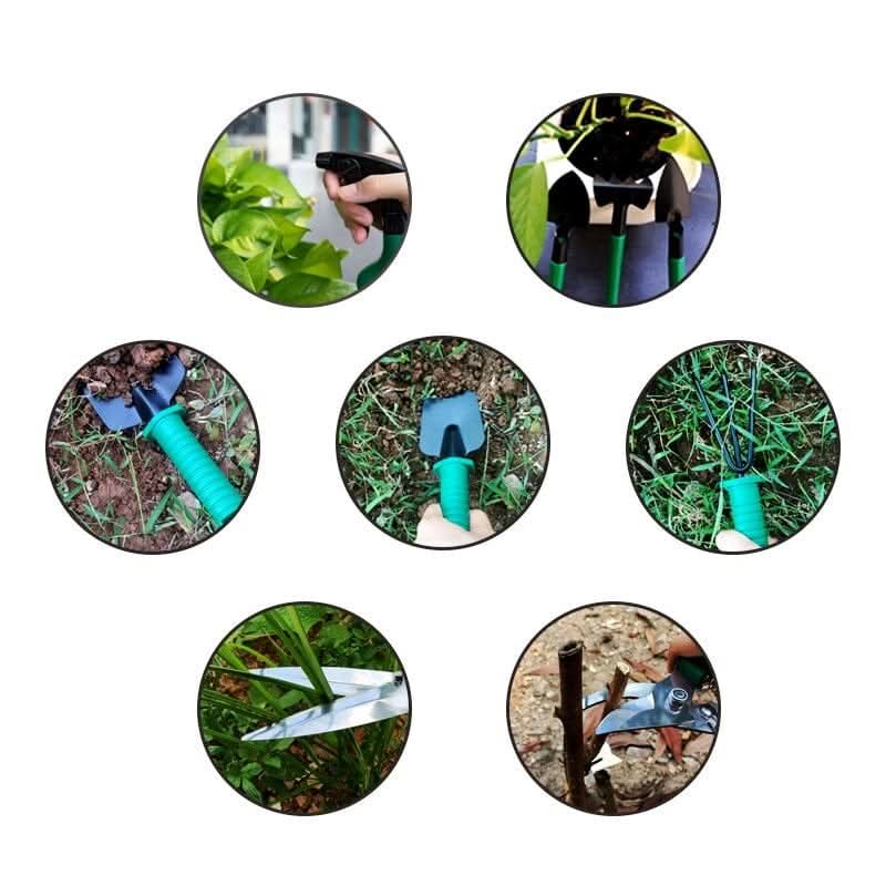 Set completo de herramientas de jardín | Kit práctico para jardinería