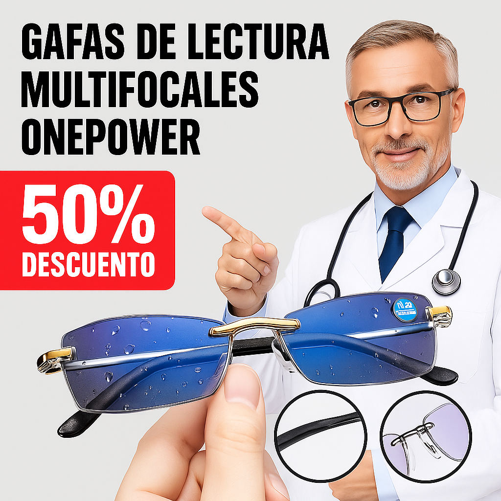 Gafas Inteligentes Anti-Rayos - Vision + Estuche de Cuero + Limpiador de Lentes 500ml Gratis