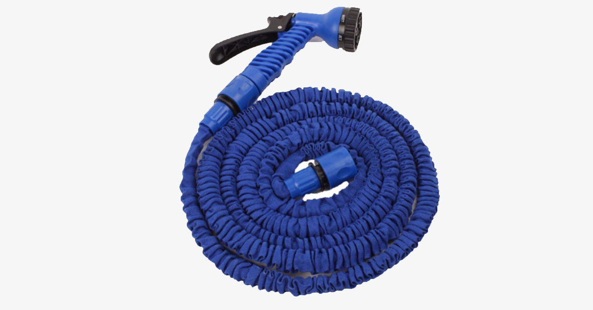 Manguera de jardín extensible | Flexible y práctica para riego