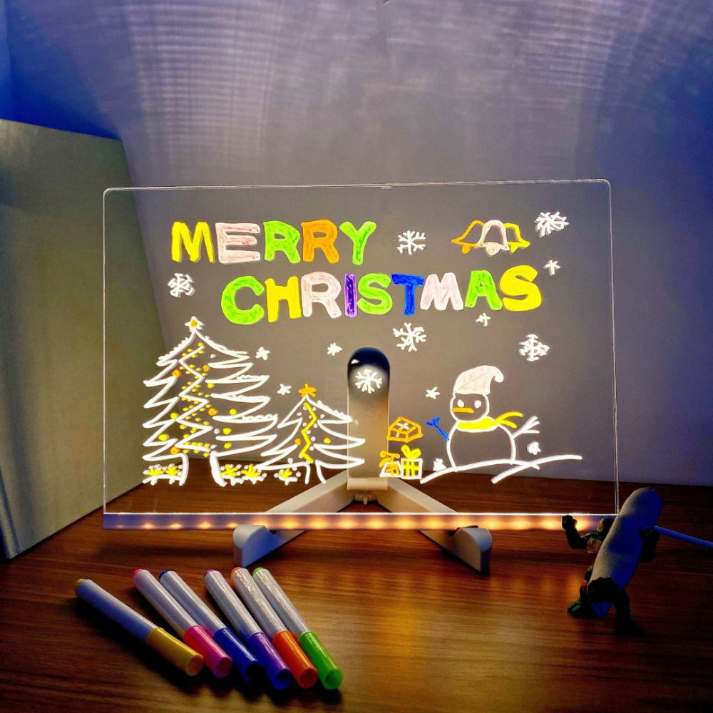 GlowCraft | Mesa de dibujo LED para niños, para una diversión creativa y educativa durante las vacaciones