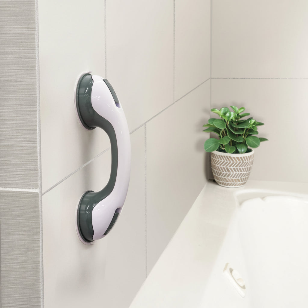 Barra de Apoyo con Ventosa para Seguridad en el Baño