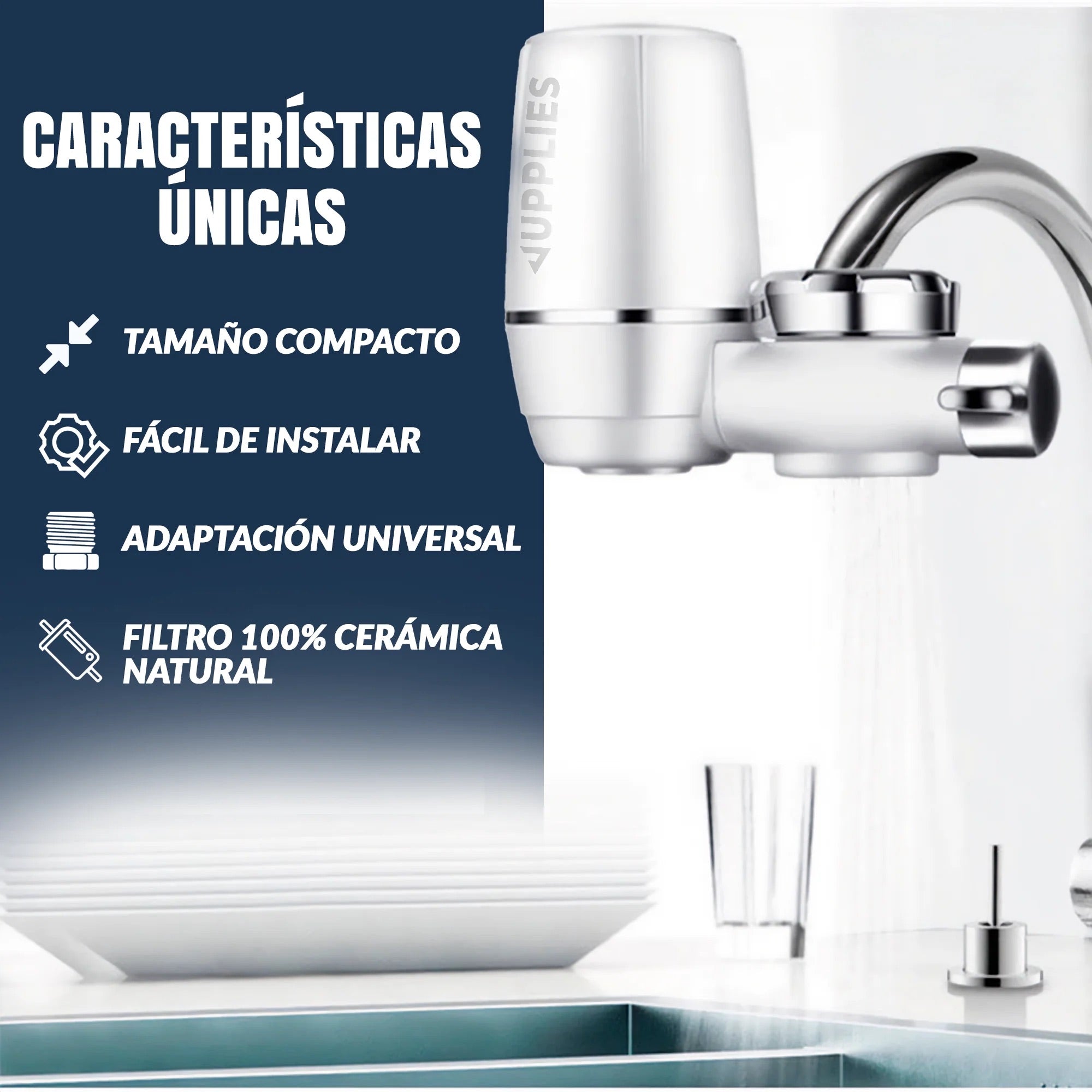 Filtro de agua para grifo | Dmax