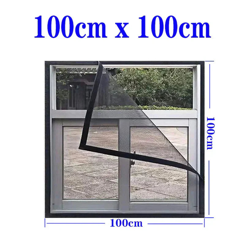 Mosquitera para ventana ajustable | Protección antimosquitos lavable