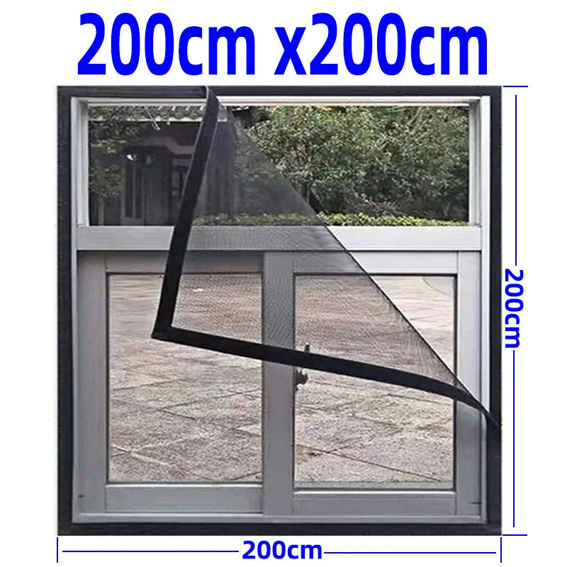 Mosquitera para ventana ajustable | Protección antimosquitos lavable