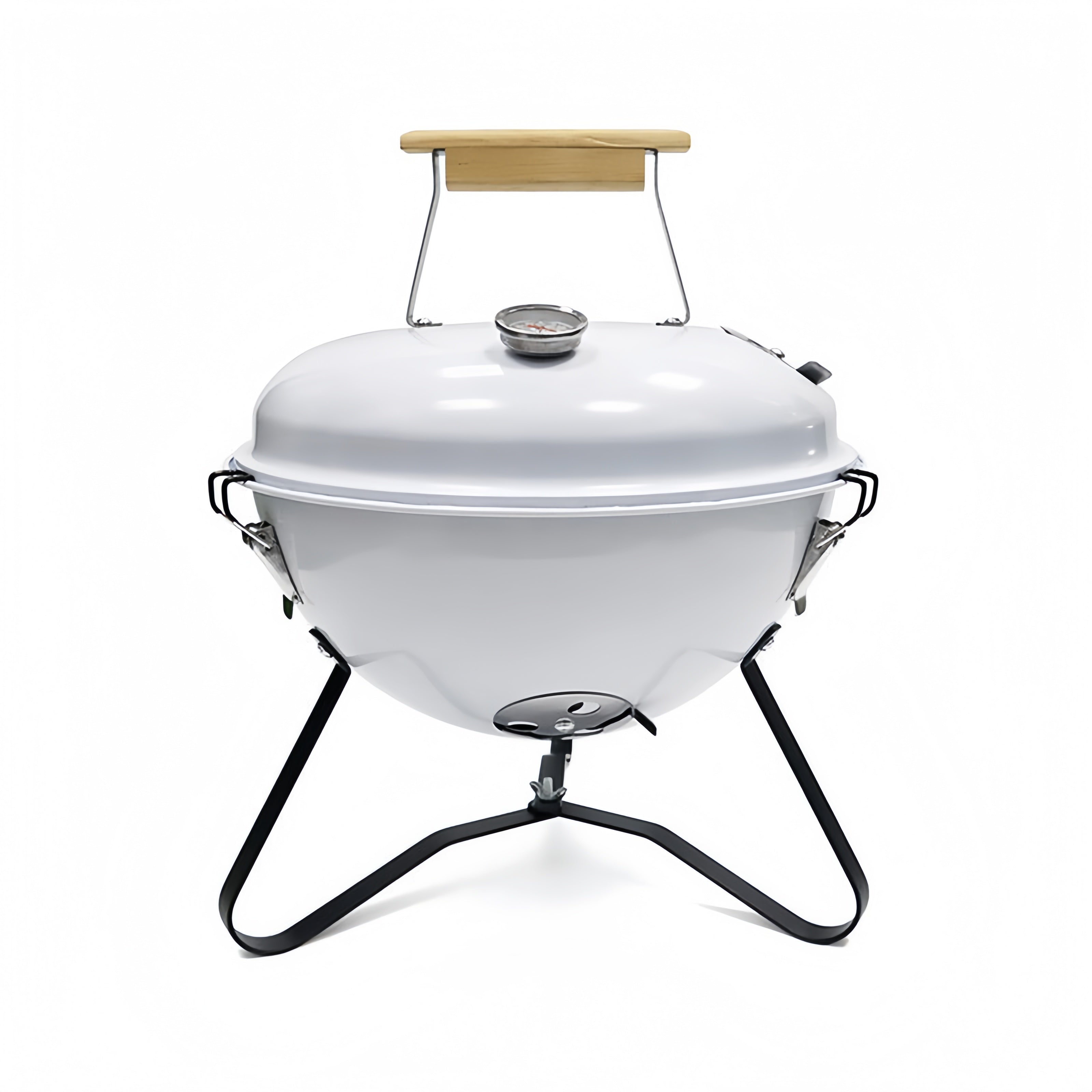 Barbacoa de carbón portátil KETTLE Calora - Formato compacto 31,5 cm con tapa