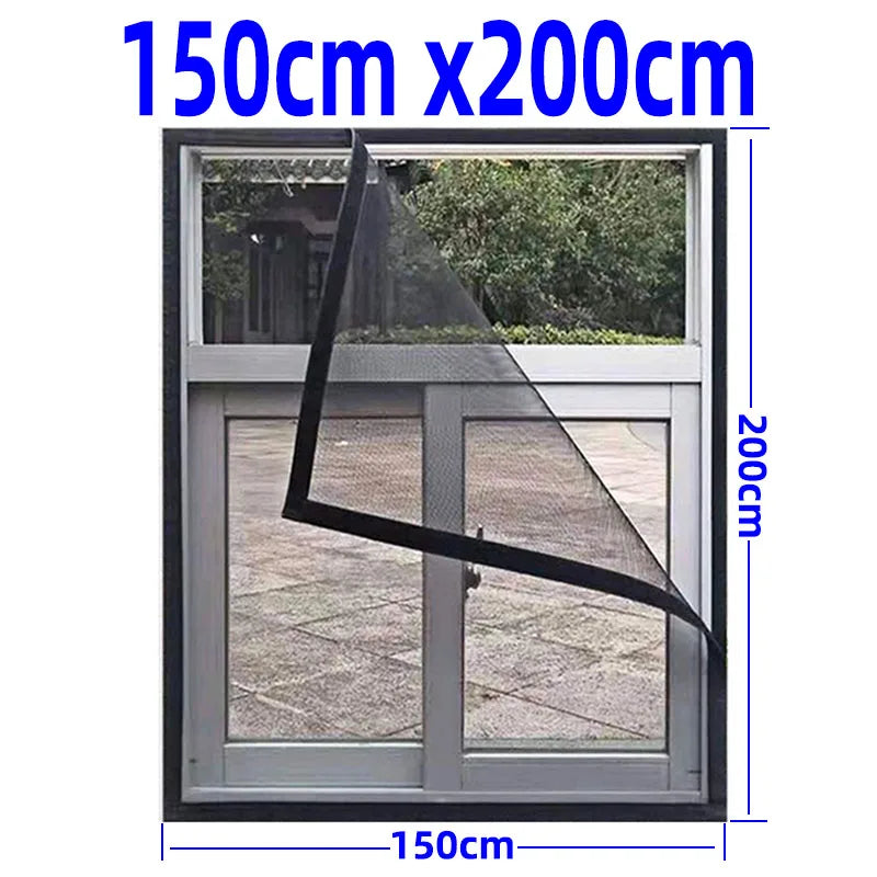 Mosquitera para ventana ajustable | Protección antimosquitos lavable