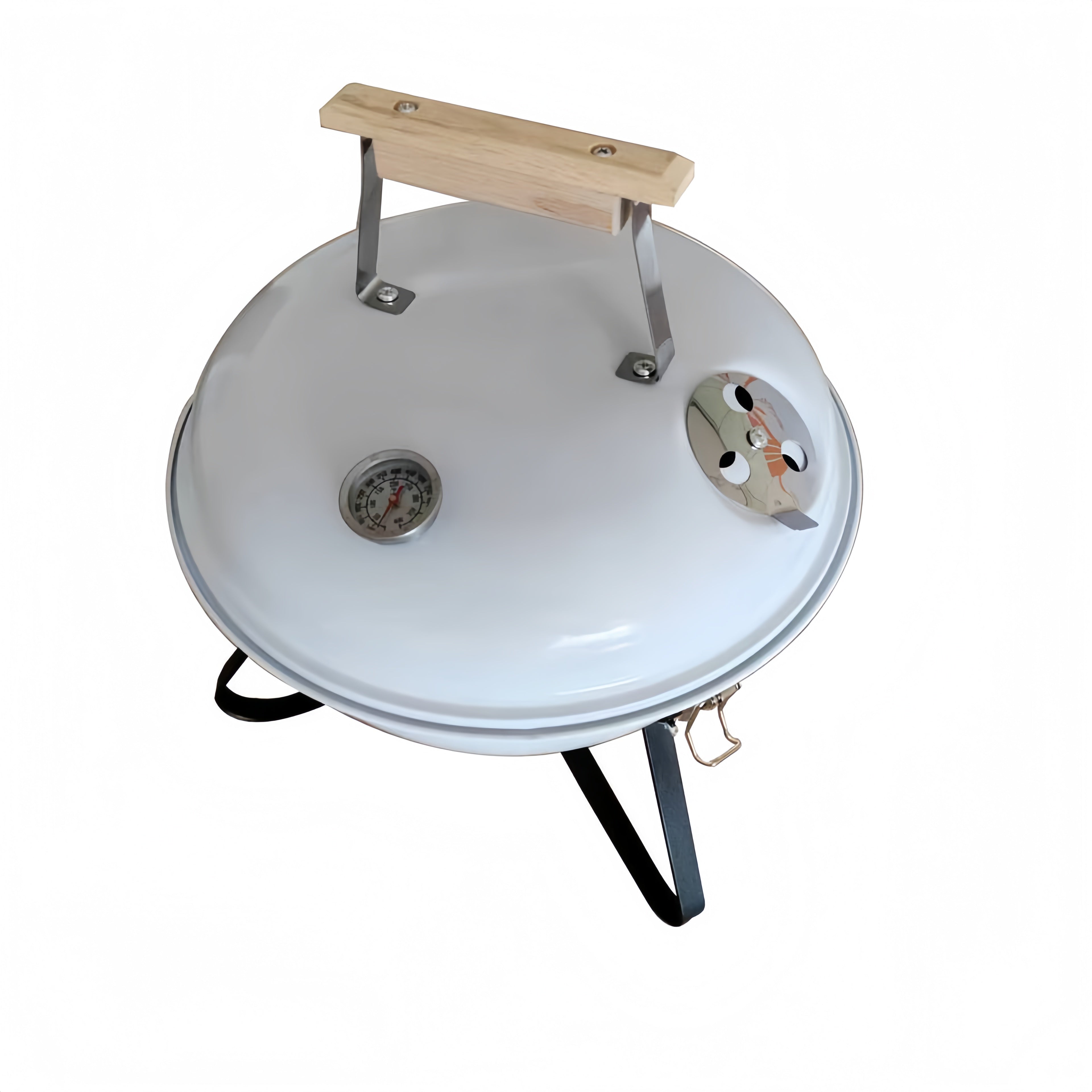 Barbacoa de carbón portátil KETTLE Calora - Formato compacto 31,5 cm con tapa