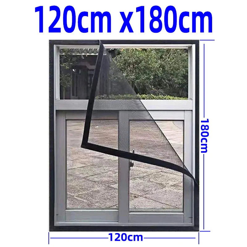 Mosquitera para ventana ajustable | Protección antimosquitos lavable