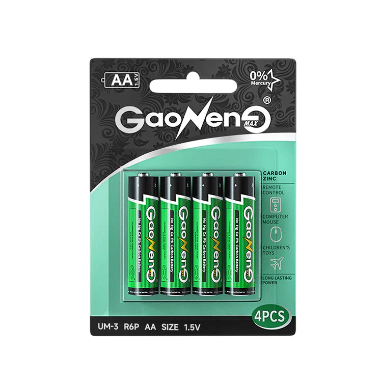 Paquete de 4 pilas AA de 1,5 V
